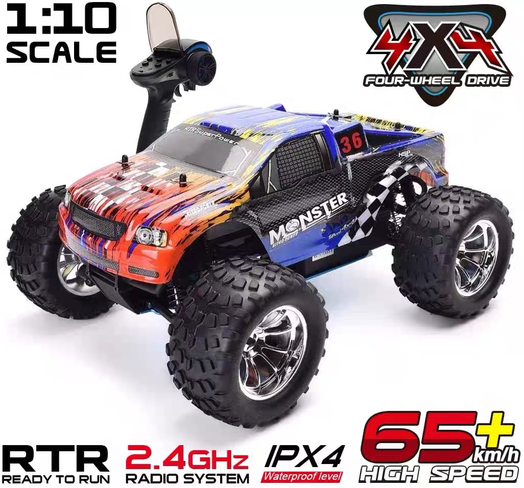 Rc Hobby Grade Truck - HSP RC Camion Scala 1:10 Nitro