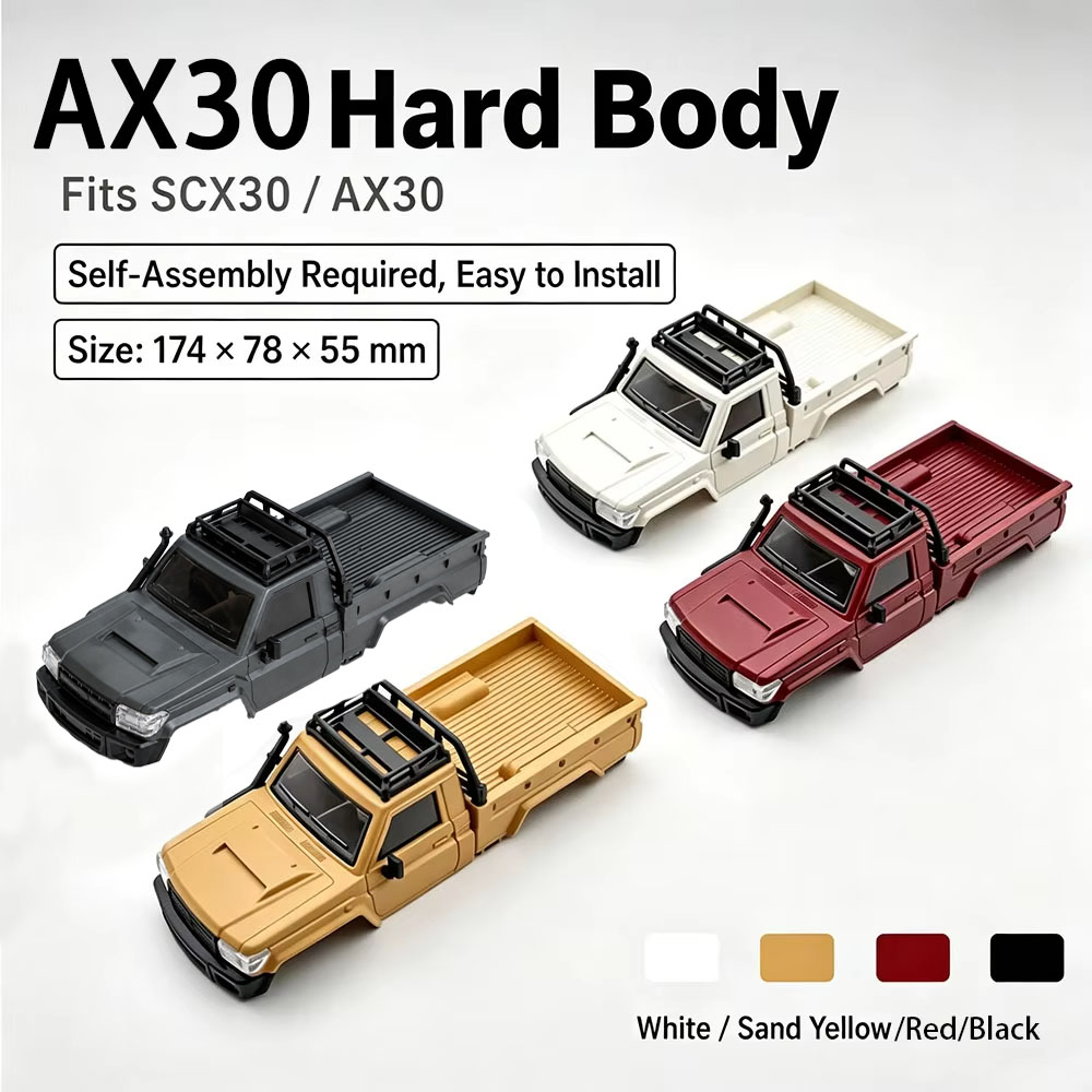 Scocca rigida per pickup AX30, - Rc Hobby Grade Truck recensione e prezzo